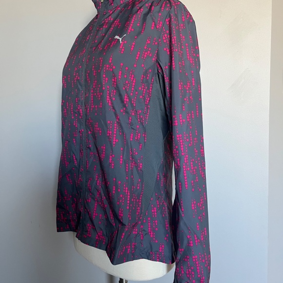 Puma Cool Cell Running Breathable Graphite Run Active‎ Sport Jacket Windbreaker - Picture 6 of 8